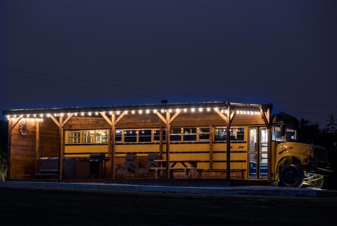 American School Bus - 1 Bedroom - Blossom Farm - Tiers Cross Johnston Exterior foto